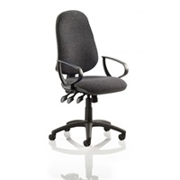 Click here for more details of the Eclipse Plus XL Chair Charcoal Loop Arms K
