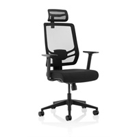 Click here for more details of the Ergo Twist Chair Black Fabric Seat Mesh Ba