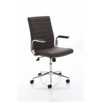 Click here for more details of the Ezra Executive Brown Leather Chair EX00019