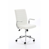 Click here for more details of the Ezra Executive White Leather Chair EX00018
