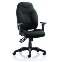 Click here for more details of the Galaxy Chair Black Fabric OP000064 DD