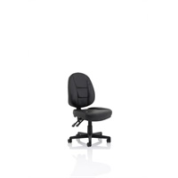 Click here for more details of the Jackson Black Leather Chair OP000229 DD