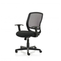 Click here for more details of the Mave Chair Black Mesh With Arms EX000193 D