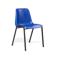 Click here for more details of the Polly Stacking Visitor Chair Blue Polyprop