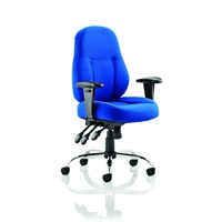 Click here for more details of the Storm Chair Blue Fabric With Arms OP000128