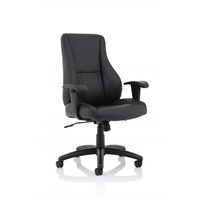 Click here for more details of the Winsor Black Leather Chair No Headrest EX0