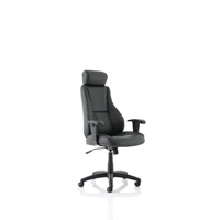 Click here for more details of the Winsor Black Leather Chair With Headrest E