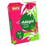 Click here for more details of the Rey Adagio Paper A4 80gsm Deep Red (Ream 5