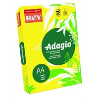 Click here for more details of the Rey Adagio Paper A4 80gsm Deep Yellow (Rea