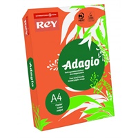 Click here for more details of the Rey Adagio Paper A4 80gsm Deep Orange (Rea