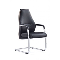 Click here for more details of the Mien Black and Mink Cantilever Chair BR000