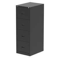 Click here for more details of the Qube by Bisley 4 Drawer Filing Cabinet Bla