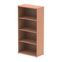Click here for more details of the Impulse 1600mm Bookcase Beech I000051 DD