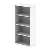 Click here for more details of the Impulse 1600mm Bookcase White I000171 DD