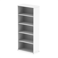 Click here for more details of the Impulse 2000mm Bookcase White I000172 DD