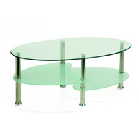 Click here for more details of the Berlin Coffee Table With Chrome Legs And S