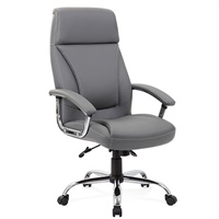 Click here for more details of the Penza Executive Chair Grey Leather EX00019