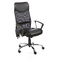Click here for more details of the Vegas Executive Chair Black Leather Seat B