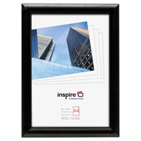 Click here for more details of the Hampton Frames A4 Non Glass Frame Black Al