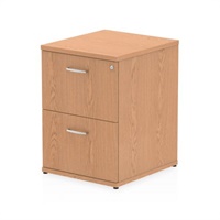 Click here for more details of the Impulse 2 Drawer Filing Cabinet Oak I00078