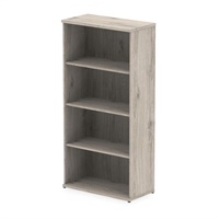 Click here for more details of the Impulse 1600mm Bookcase Grey Oak I003229 D