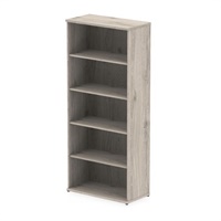 Click here for more details of the Impulse 2000mm Bookcase Grey Oak I003230 D