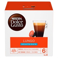 Click here for more details of the Nescafe Dolce Gusto Cafe Lungo Decaffeinat