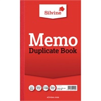 Click here for more details of the Silvine 210x127mm Triplicate Memo Book Car