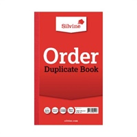 Click here for more details of the Silvine 210x127mm Duplicate Order Book Car