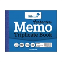 Click here for more details of the Silvine 102x127mm Triplicate Memo Book Car