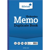 Click here for more details of the Silvine A4 Duplicate Book Carbonless Ruled