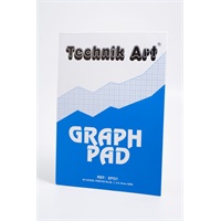 Click here for more details of the Technik Art A4 Graph Pad 1 and 5 and 10mm
