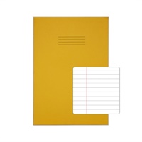 Click here for more details of the Rhino A4 Plus Exercise Book Yellow Ruled 8