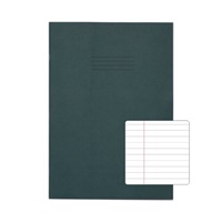 Click here for more details of the Rhino A4 Plus Exercise Book Dark Green Rul