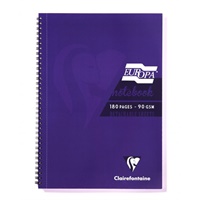 Click here for more details of the Clairefontaine Europa A5 Wirebound Card Co