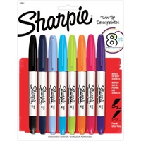 Click here for more details of the Sharpie Twin Tip Permanent Marker 0.5mm an