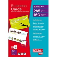 Click here for more details of the Decadry MicroLine Business Card 10 Per She