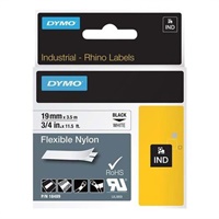 Click here for more details of the Dymo Rhino Industrial Nylon Tape 19mmx3.5m