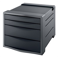 Click here for more details of the Rexel Choices Drawer Cabinet (Grey/Black)