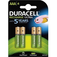 Click here for more details of the Duracell AAA Rechargeable Batteries 900mAh