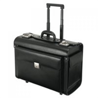 Click here for more details of the Alassio SILVANA Trolley Pilot Case Black -