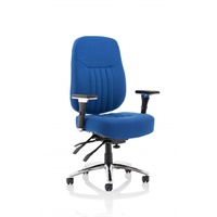 Click here for more details of the Barcelona Deluxe Blue Fabric Operator Chai