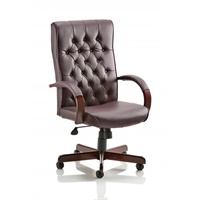 Click here for more details of the Chesterfield Executive Chair Burgundy Leat