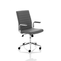 Click here for more details of the Ezra Executive Leather Chair Grey EX000245