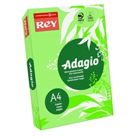Click here for more details of the Rey Adagio Paper A4 80gsm Leaf Green (Ream
