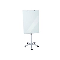 Click here for more details of the Dahle Glass Mobile Flipchart Easel Magneti