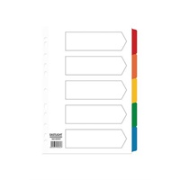 Click here for more details of the ValueX Divider 5 Part A4 Card White 150gsm