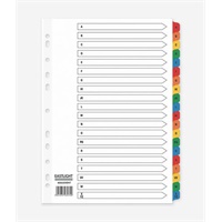 Click here for more details of the ValueX Index A-Z A4 Card White 150gsm with