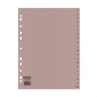 Click here for more details of the ValueX Index A-Z A4 Card 160gsm Buff - 800