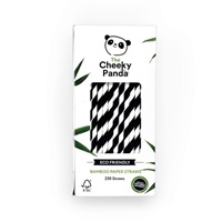 Click here for more details of the Cheeky Panda Bamboo Paper Straws Black Str